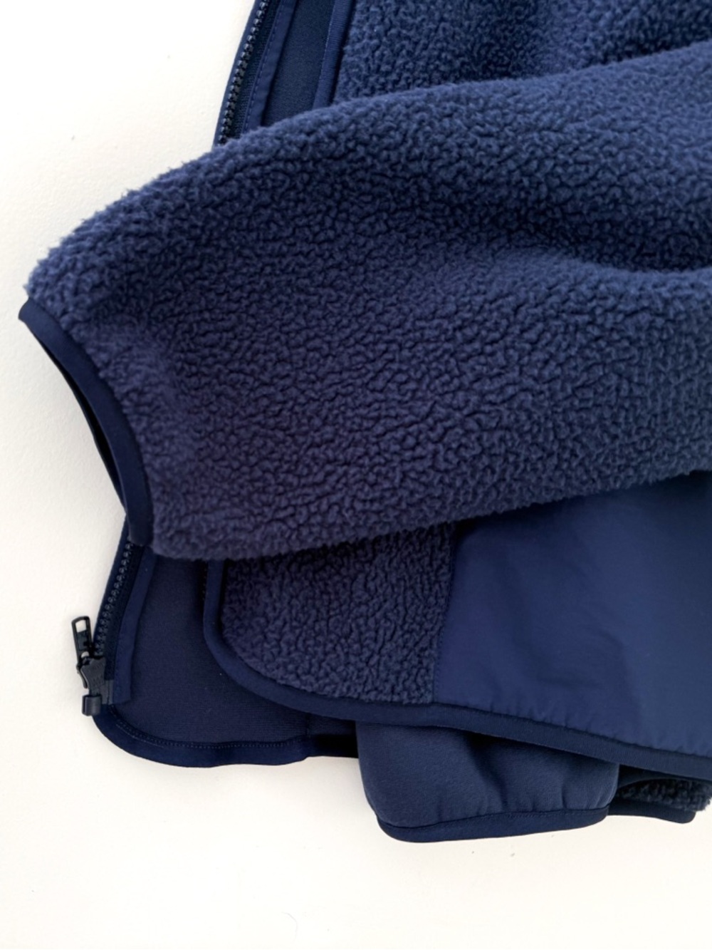 New Nike Sportswear Club Sherpa Fleece Jacket Men's Navy Blue Size L Oversized - Picture 4 of 13